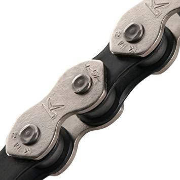 Ланцюг KMC BMX K1-W 1/2"x1/8", 112 ланок, інд упаковці, срібло., фото 2