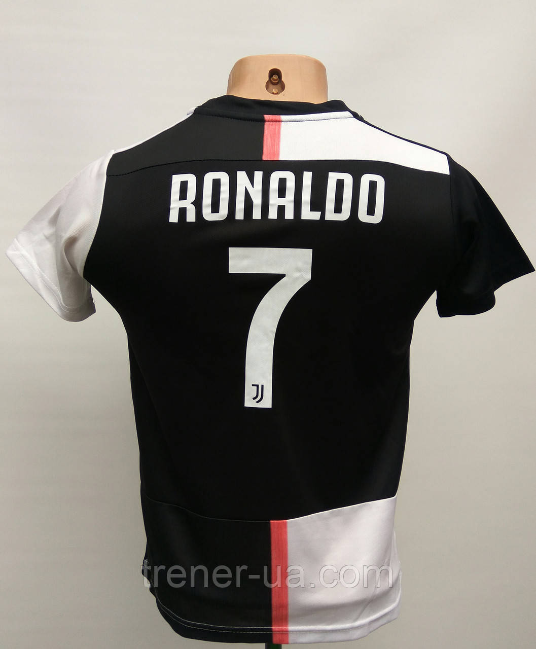 Форма дитяча у стилі Adidas Juventus Ronaldo сезон 2020 чорно-біла