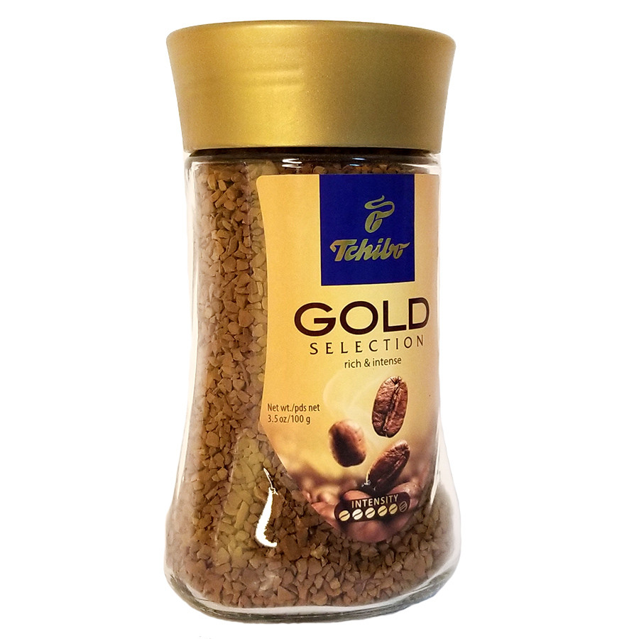 Tchibo Gold кава розчинна Selection 100 грамів у скляній банці