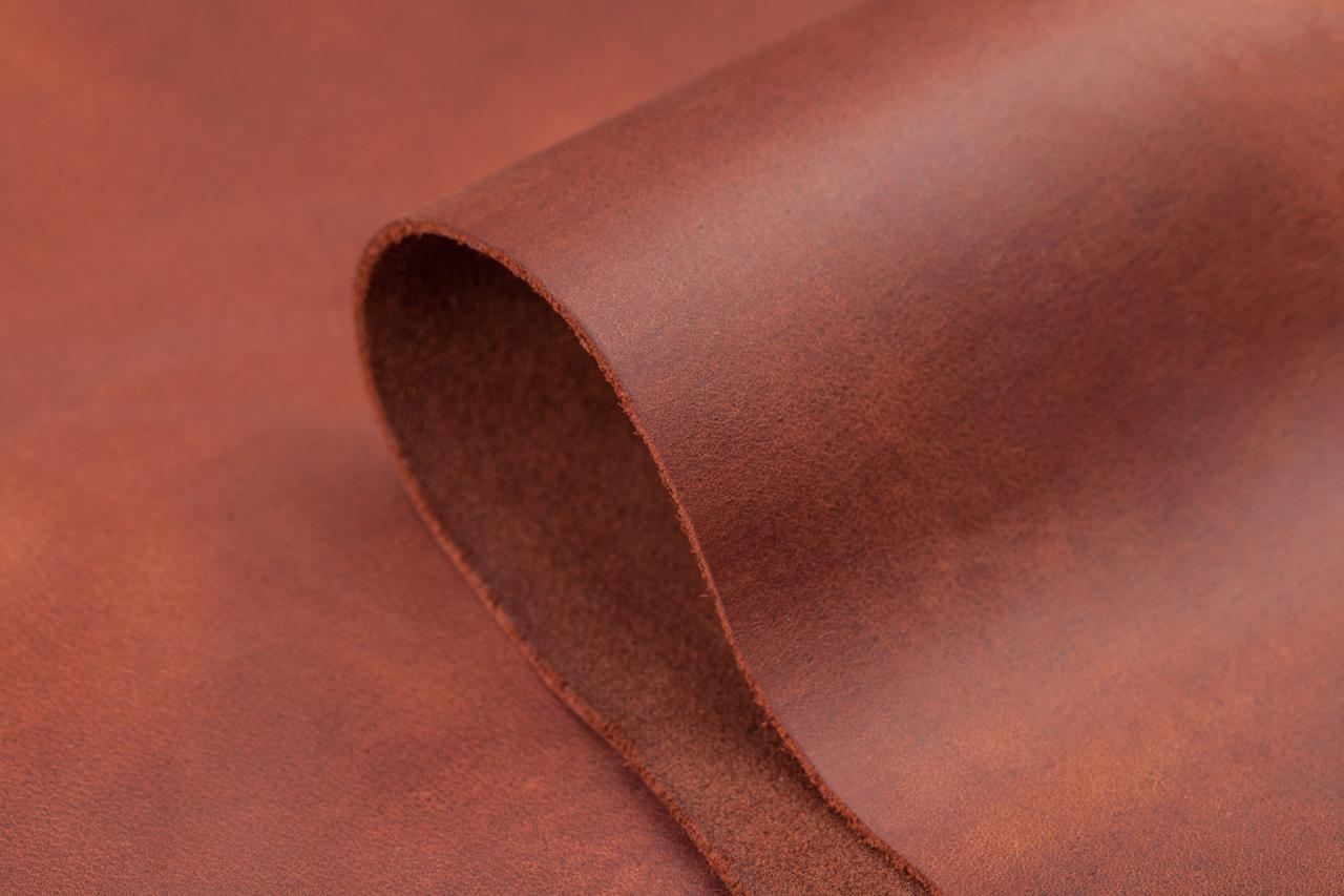 Шкіра Crazy Horse (Крейзі Хорс), коричневий віскі, натуральна матова шкіра для галантереї, фото 1