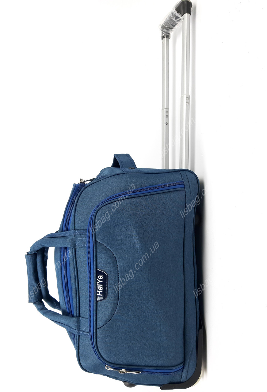 Велика дорожя сумка на колесах ХL (80 л) Синя (64*39*32) Валізу дорожня сумка Валіза