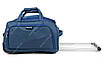 Велика дорожя сумка на колесах ХL (80 л) Синя (64*39*32) Валізу дорожня сумка Валіза, фото 2