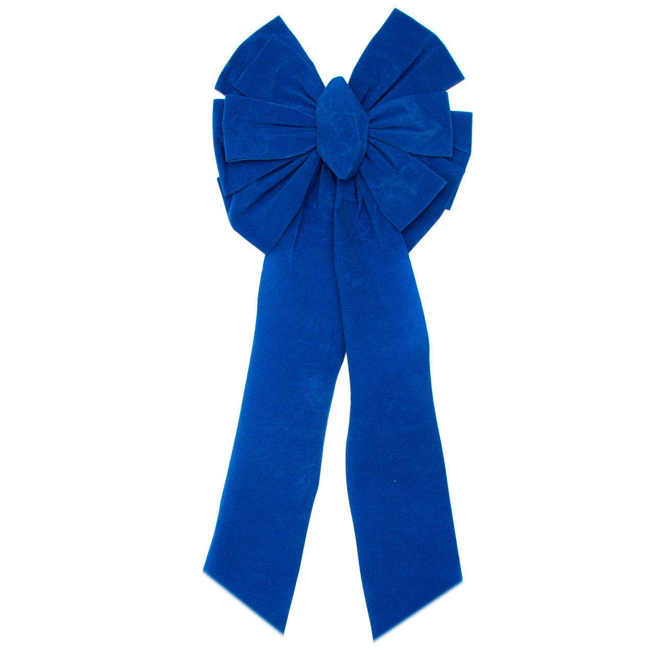 Ялинкова прикраса - бантик, 1 шт, 30x10 см, синій, текстиль (471058-4), фото 1