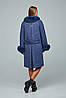 Стильне жіноче пальто з хутряною обробкою, фото 2