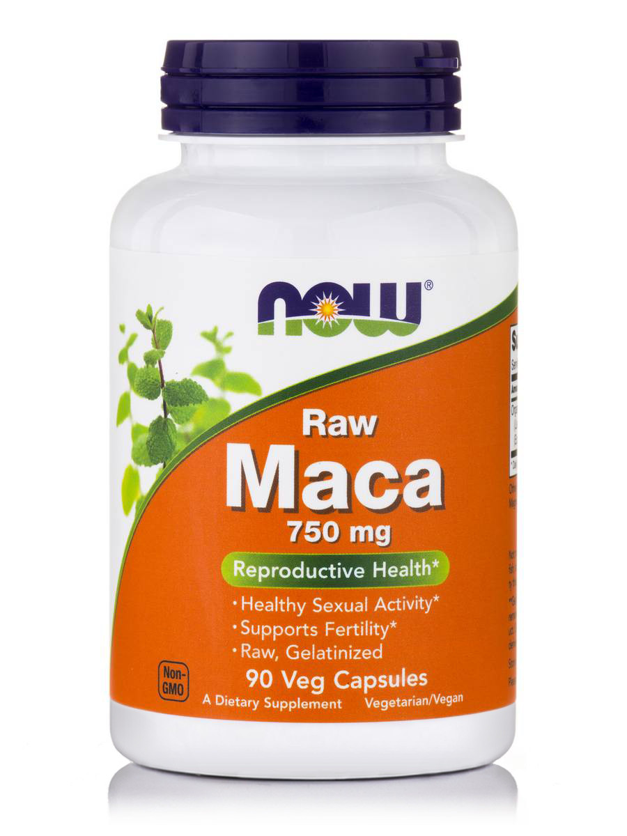 Спец добавки MACA Raw 750 мг 90 капсул