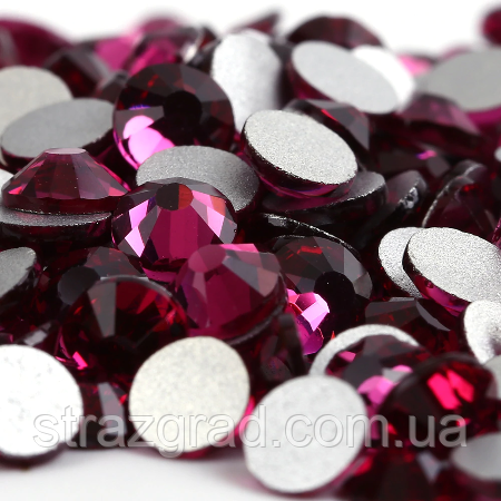 Стрази клейові Premium Fuchsia SS16 Non-hot Fix 1440 шт Холодної фіксації, фото 1