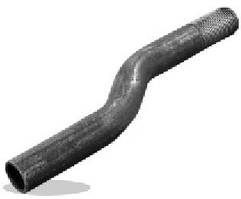Відвід гнутий, сталевий, (качка) Ду 20 (3/4) (з довгою різьбою)