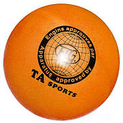 М'яч для художньої гімнастики TA sport T-12 - 15 див. Жовтий з блискітками