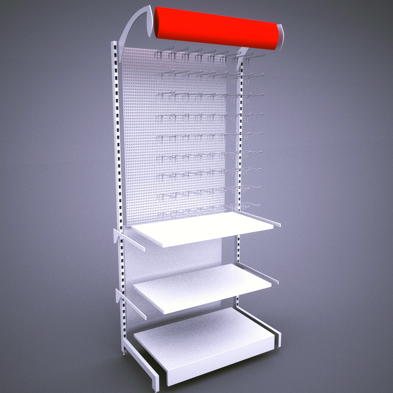 Металевий торговий стелаж для магазину та супермаркету | GOLDISPLAY 🛒, фото 1