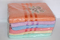 Банные полотенца махровые упаковка 6 штук