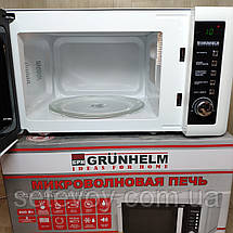 Мікрохвильова піч з LED дисплеєм Grunhelm 20UX45-LW мікрохвильовка, фото 2