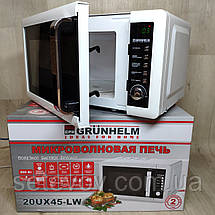 Мікрохвильова піч з LED дисплеєм Grunhelm 20UX45-LW мікрохвильовка, фото 3