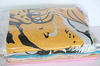 Бынные льняные полотенца 6 шт. Фламинго Тигры Кошки