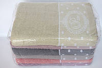 Мягкие качественные банные полотенца упаковка 6 штук