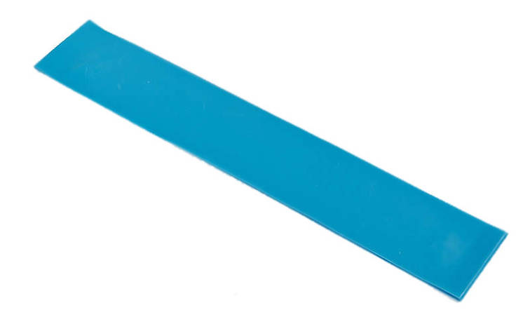 Стрічка опору LOOP BANDS LB-001-BL (силікон, розмір 600x60x0,4мм, жорсткість XS, блакитний), фото 2