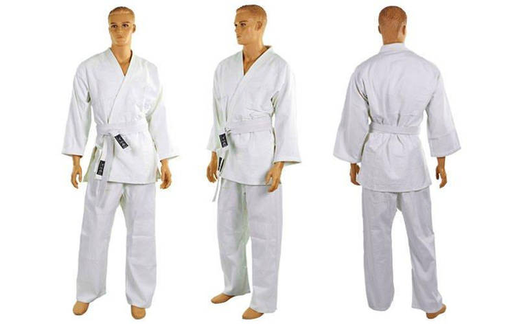 Кімоно для дзюдо біле MATSA MA-0013 зріст 130 см, фото 2