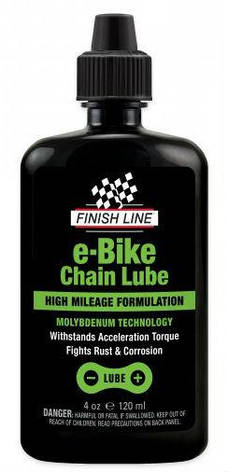 Мастило для ланцюга Finish Line для електровелосипедів - 4oz (120ml), фото 2