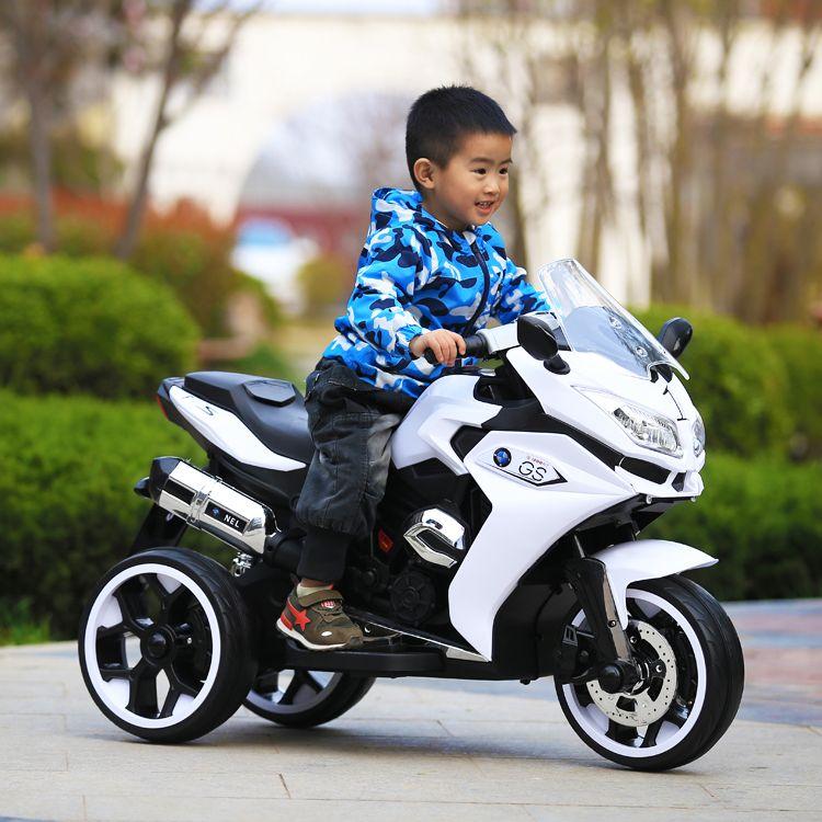 Детский электромобиль Мотоцикл M 3688 EL-1, BMW, Кожаное сиденье, EVA-резина, белый - фото 4 - id-p1045350256