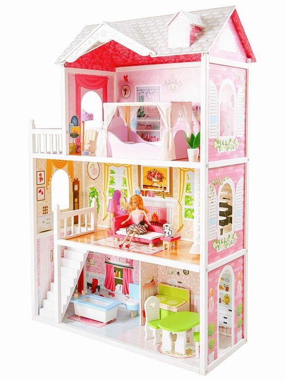 Дерев'яний ляльковий будиночок для Барбі "Малібу" EcoToys