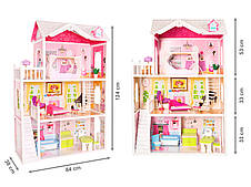 Дерев'яний ляльковий будиночок для Барбі "Малібу" EcoToys, фото 4