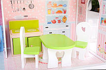 Дерев'яний ляльковий будиночок для Барбі "Малібу" EcoToys, фото 6