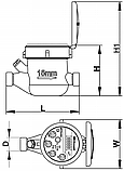 Лічильник води холодної GROSS MTK-UA 25 MTW-UA, фото 2