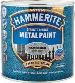 Фарба по металу, з глянцевим ефектом Hammerite, срібляста 5 л.