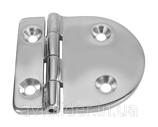 Петля 72х65х4 мм, нержавіюча сталь А4 (AISI 316)