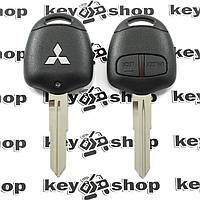 Авто ключ для MITSUBISHI (Митсубиси) 2 - кнопки, с чипом ID46, 433 MHZ