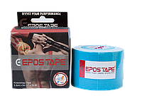 Кинезиологический тейп EPOS TAPE, голубой