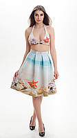 Оригінальна красива жіноча спідниця a.play з принтом M 46