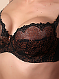 Бюстгальтер Diorella (32 675C), колір Чорно-Коричневий, розмір 80C, фото 3
