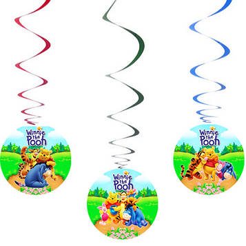 "Вінні Пух" - Спіральки 9 шт. в уп.