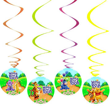 "Вінні Пух" - Спіральки 6 шт. в уп.