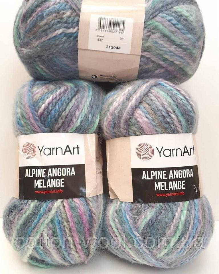 Alpine Angora Melange (Альпайн Ангора Меланж) 20% - вовна, 80% - акріл 432