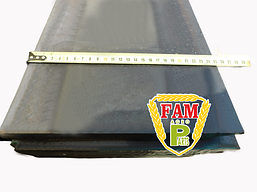 Ніж ковша (ріжуча кромка) 2490х250х25 мм New Holland 76054232 з отворами та без отворів