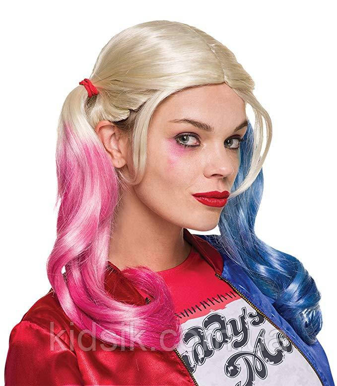 Перука для дівчинки Харлі Квінн Harley Quinn DC Superhero girl's, фото 1