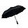 Потужна втоматична парасоля 9+2 спиць,з прогумованою ручкою від виробника "Три слона", 4301, фото 2