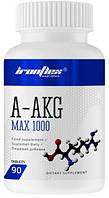 Аргінін IronFlex — A-AKG MAX 1000 (90 таблеток)
