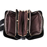 Сумка жіноча під пітона на ланцюжку з 3 відділеннями, фото 9