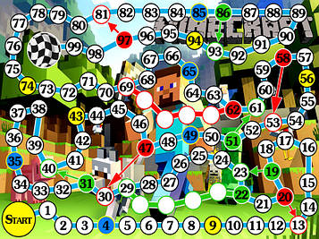 Гра-Ходилка "Майнкрафт"