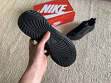 Чоловічі шкіряні кросівки Nike Cortez '72 SI Full Black чорні, фото 6