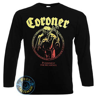 Футболка довгий рукав CORONER Punishment For Decadence, фото 2