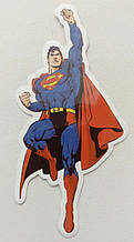 Стикер етикетка-наклейка самоклейка Superman 1 (11 см х 5см)