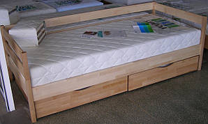 Ліжко Єва з шухлядами 90 х 200 см (бук натуральний)