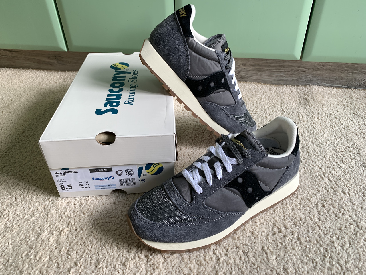 Жіночі оригінальні кросівки Saucony Jazz Original Vintage Grey/Black