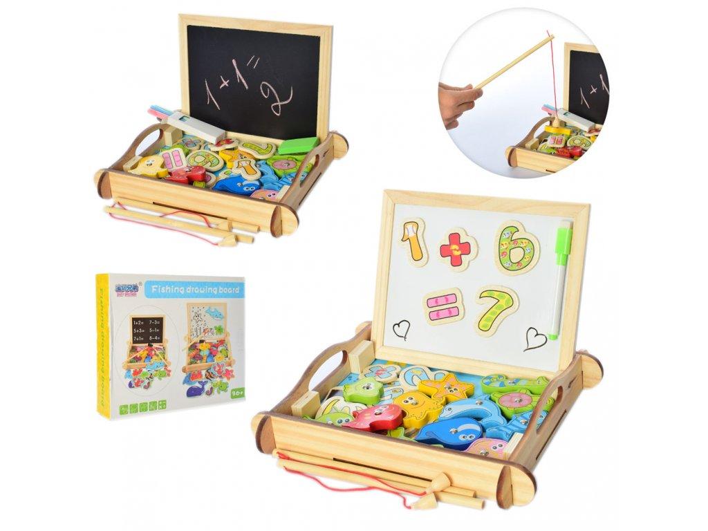 Дерев'яна іграшка Рибалка