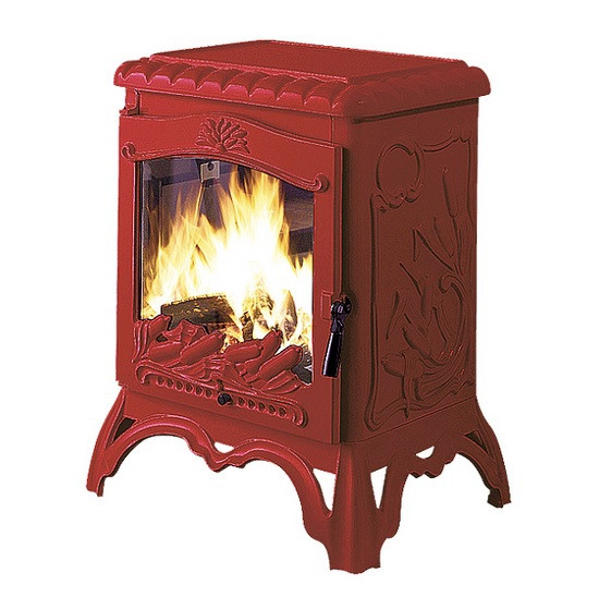 Піч Invicta Chambord (червона лімаль) 10 кВт