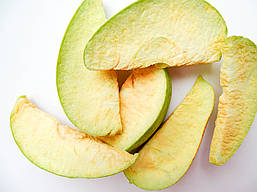 Яблука часточками зелені 100г сублімовані, натуральний фрукт від українського виробника