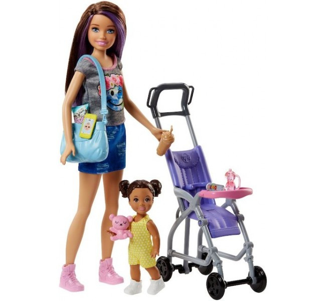 Барбі Скіппер няня Прогулянка Barbie Skipper Babysitters Inc. Stroller